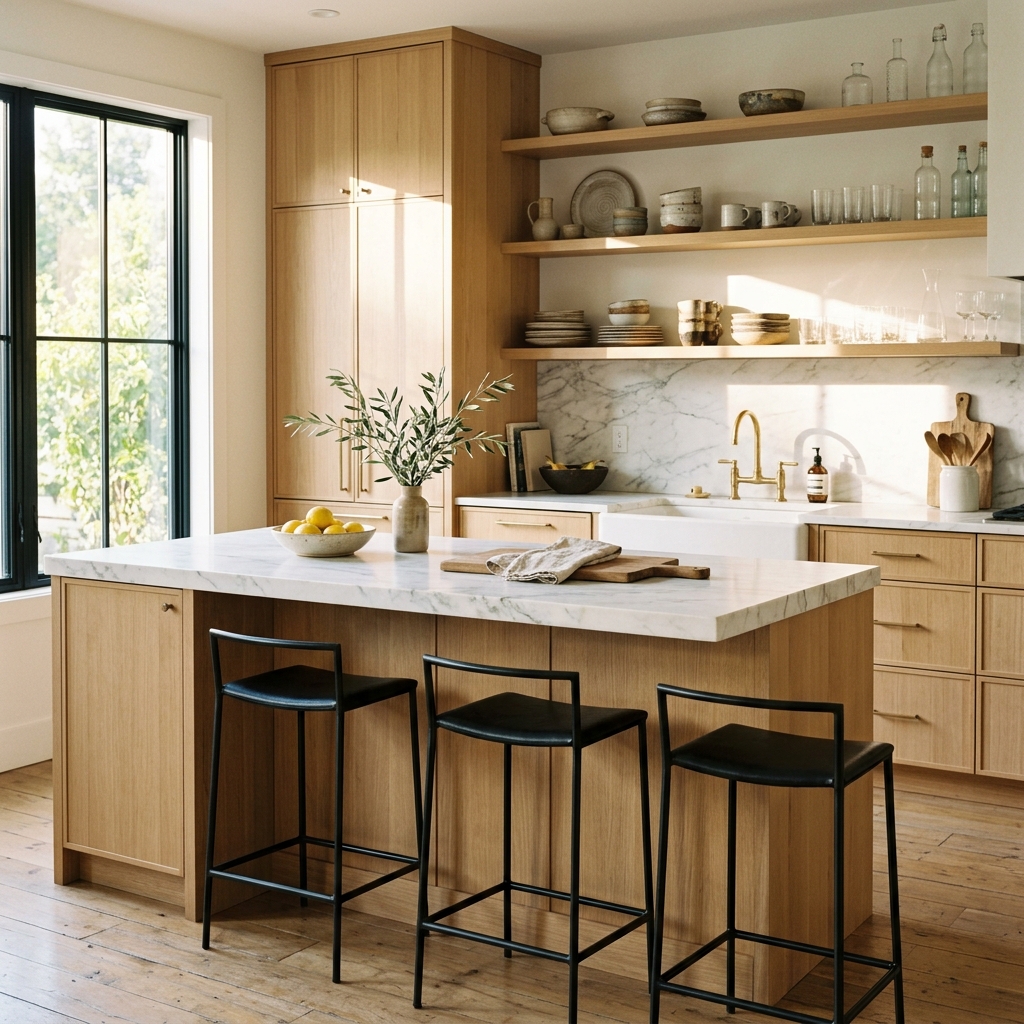 6 Organic Modern Kitchen Design & Styling Rules